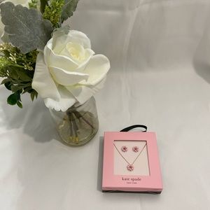 Kate spade earring and necklace gift set